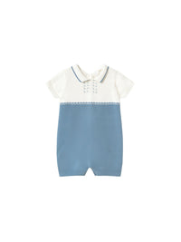 Babygrow tricô gola Atlantis (Azul Céu)  para Bebé Menino - Mayoral
