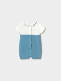 Babygrow tricô gola Atlantis (Azul Céu)  para Bebé Menino - Mayoral