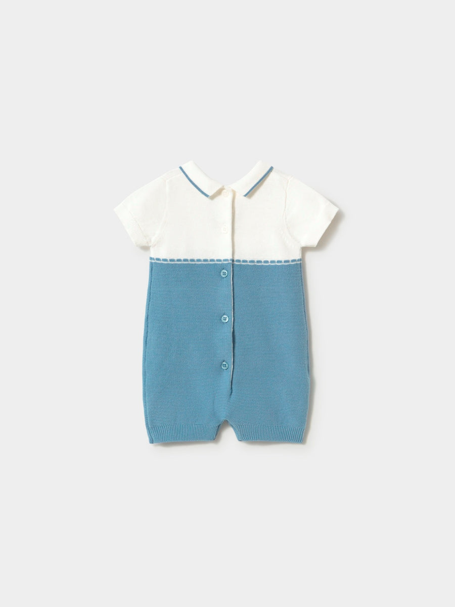 Babygrow tricô gola Atlantis (Azul Céu)  para Bebé Menino - Mayoral
