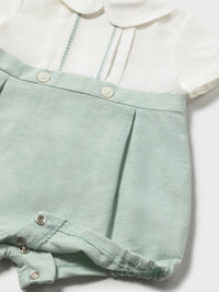 Babygrow cerimónia Aqua (Verde Água)  para Bebé Menino - Mayoral