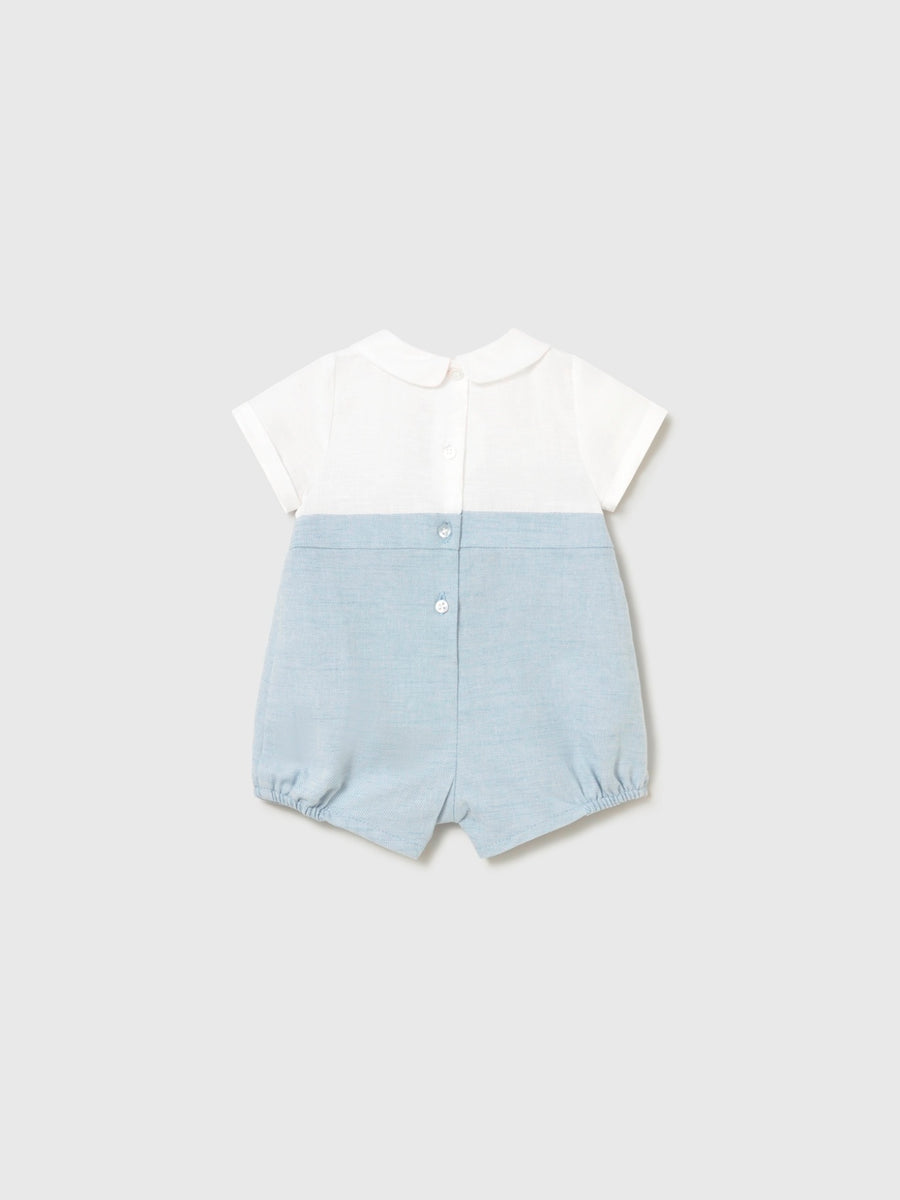 Babygrow cerimónia Regata (Celeste)  para Bebé Menino - Mayoral