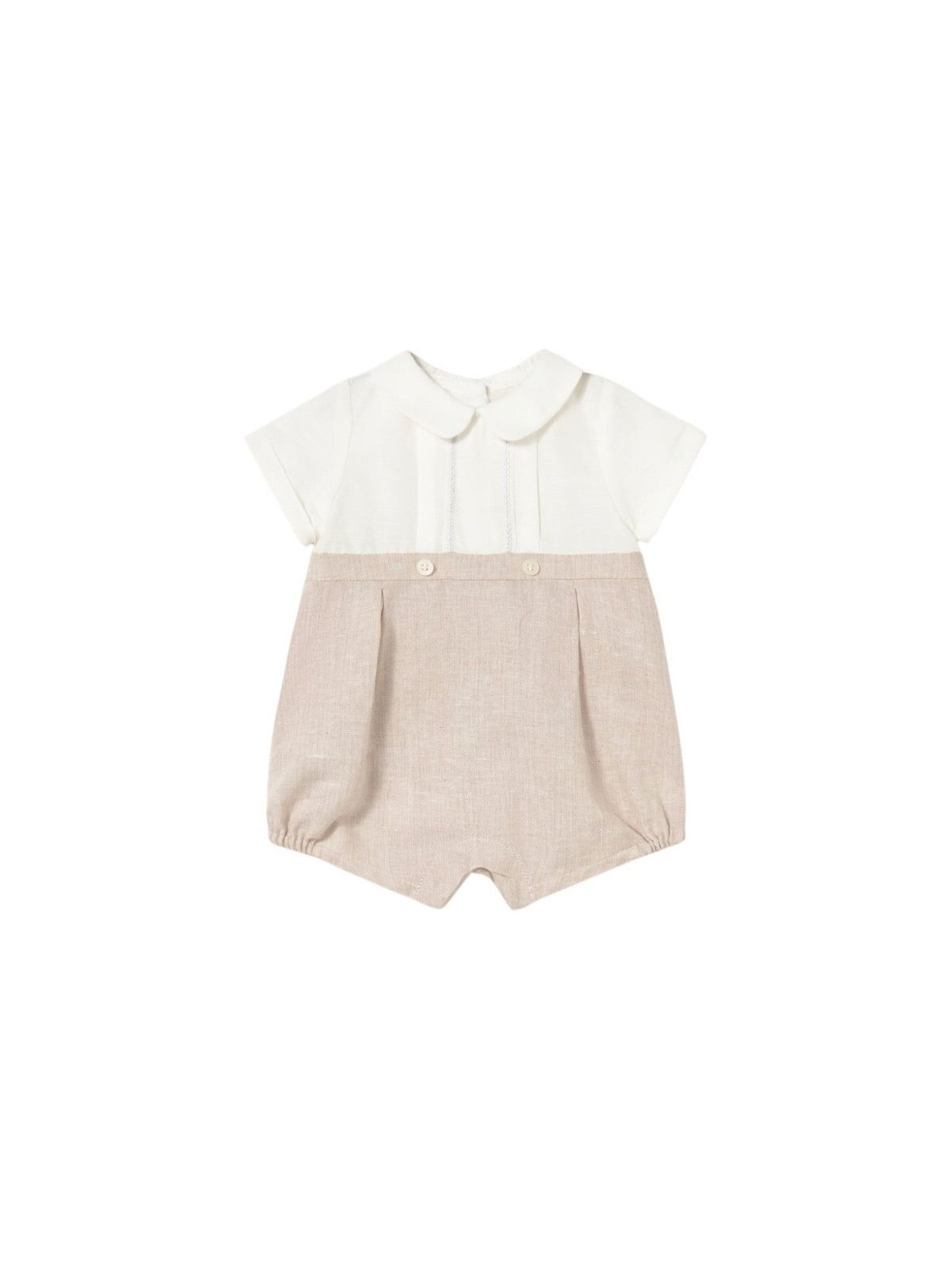 Babygrow cerimónia Trigo (Bege)  para Bebé Menino - Mayoral