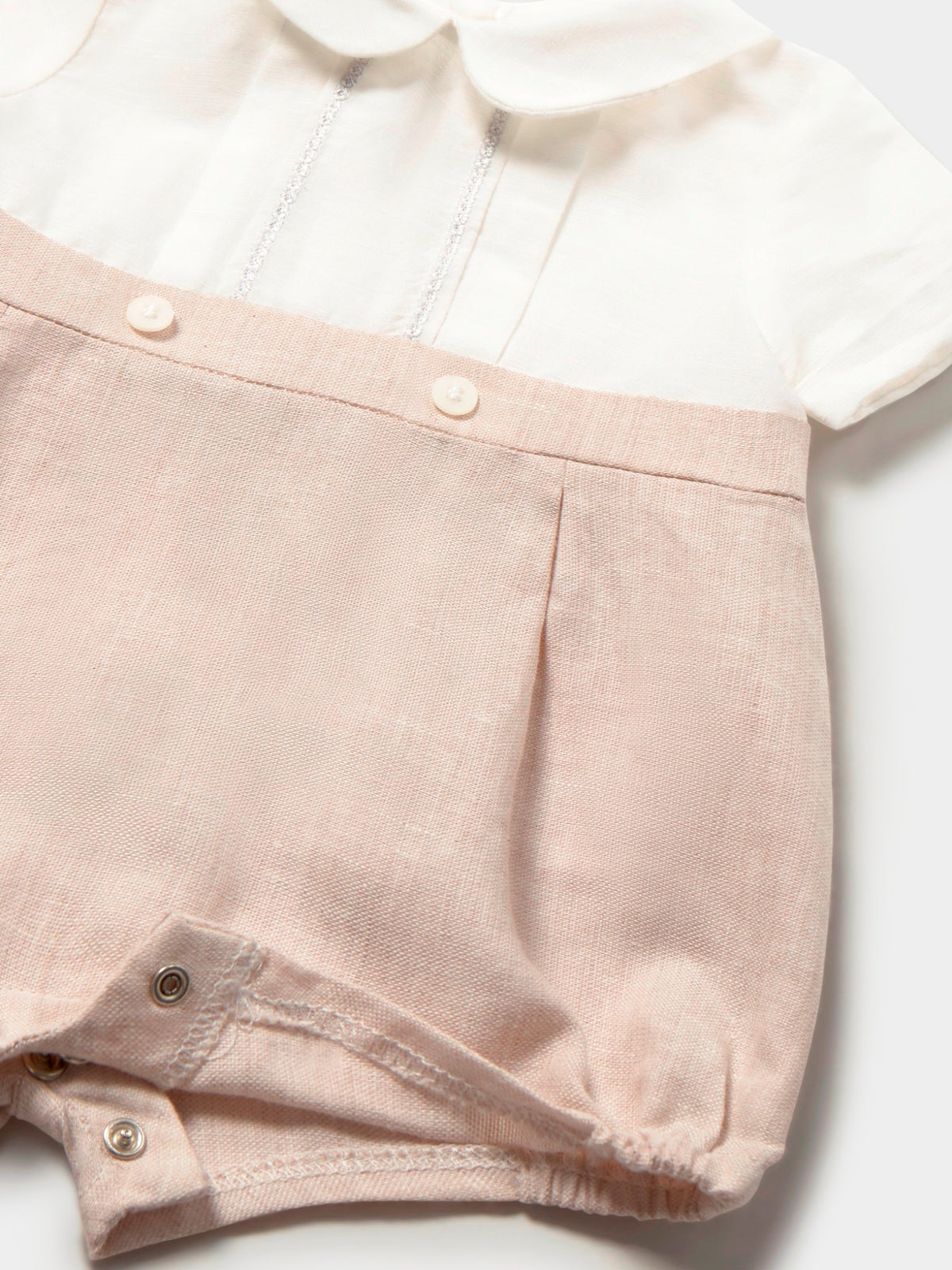 Babygrow cerimónia Trigo (Bege)  para Bebé Menino - Mayoral