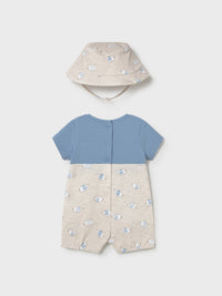 Fato bebé e gorro Topo-marea (Bege)  para Bebé Menino - Mayoral