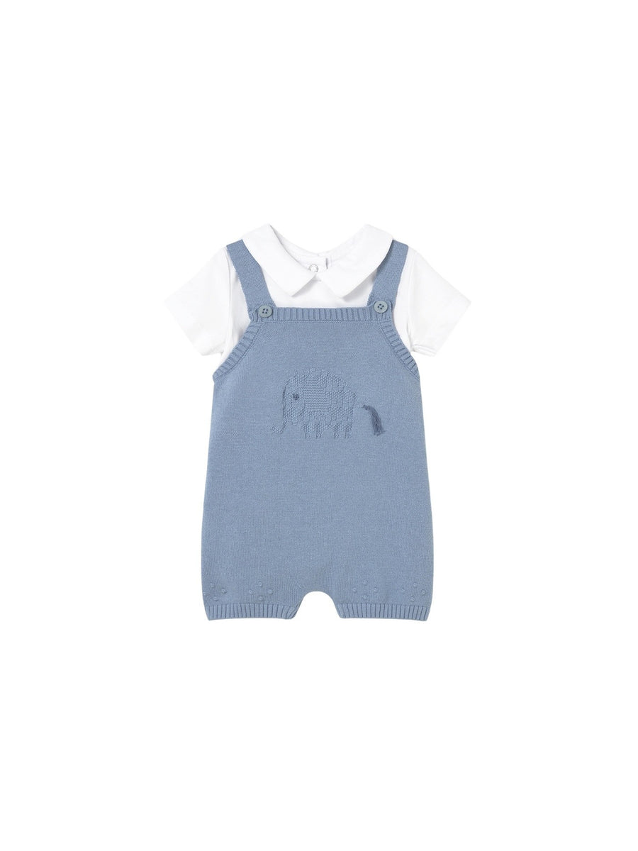 Conj. jardineira body Atlantis (Azul Céu)  para Bebé Menino - Mayoral