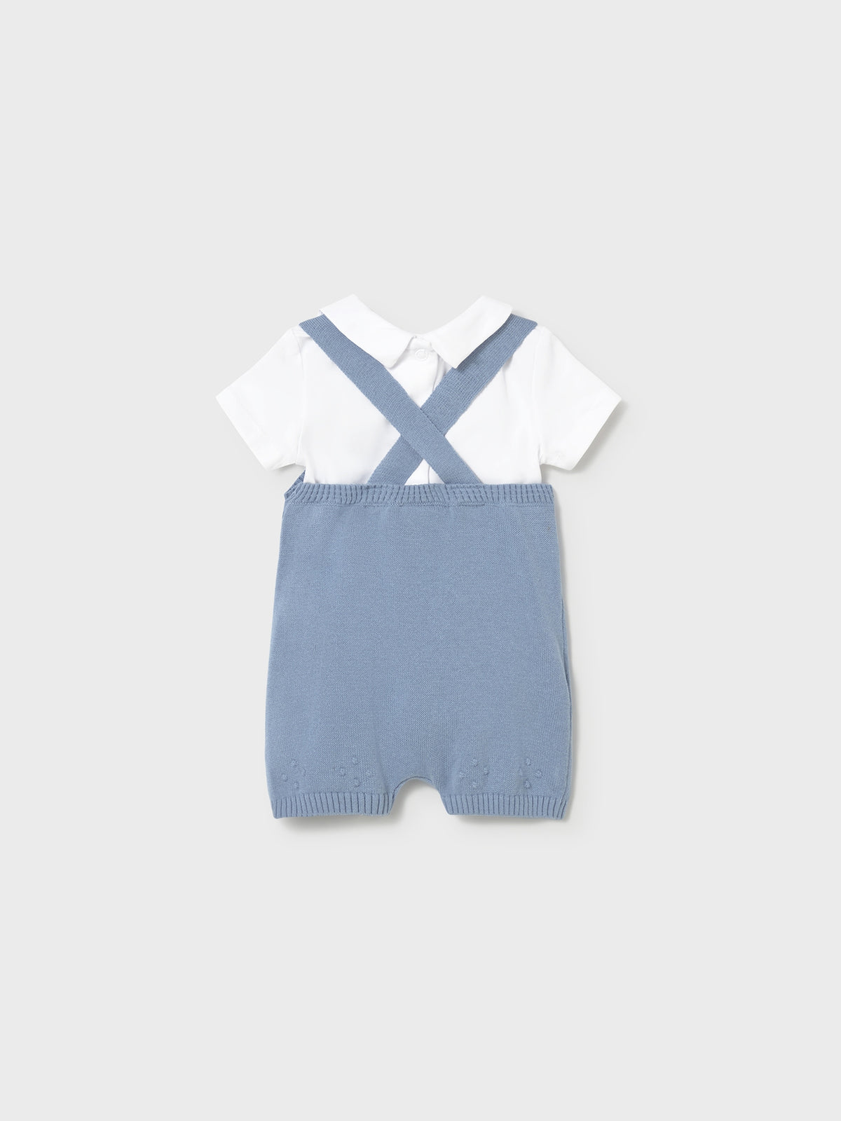 Conj. jardineira body Atlantis (Azul Céu)  para Bebé Menino - Mayoral