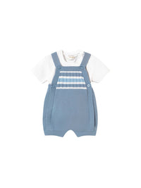 Conj. jardineira / camisa Atlantis (Azul Céu)  para Bebé Menino - Mayoral