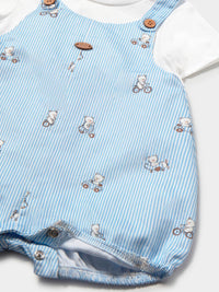 Fato bebé curto Azul céu (Azul)  para Bebé Menino - Mayoral