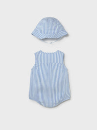 Fato bebé e gorro Azul céu (Azul)  para Bebé Menino - Mayoral