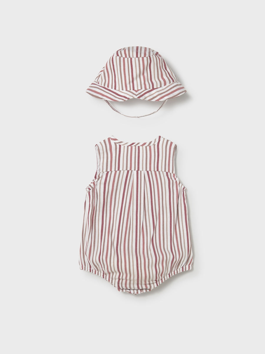 Fato bebé e gorro Terracota (Tijolo)  para Bebé Menino - Mayoral