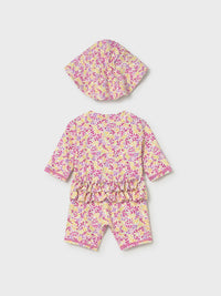 Conj. fato banho com gorro Rosa (Rosa)  para Bebé Menina - Mayoral