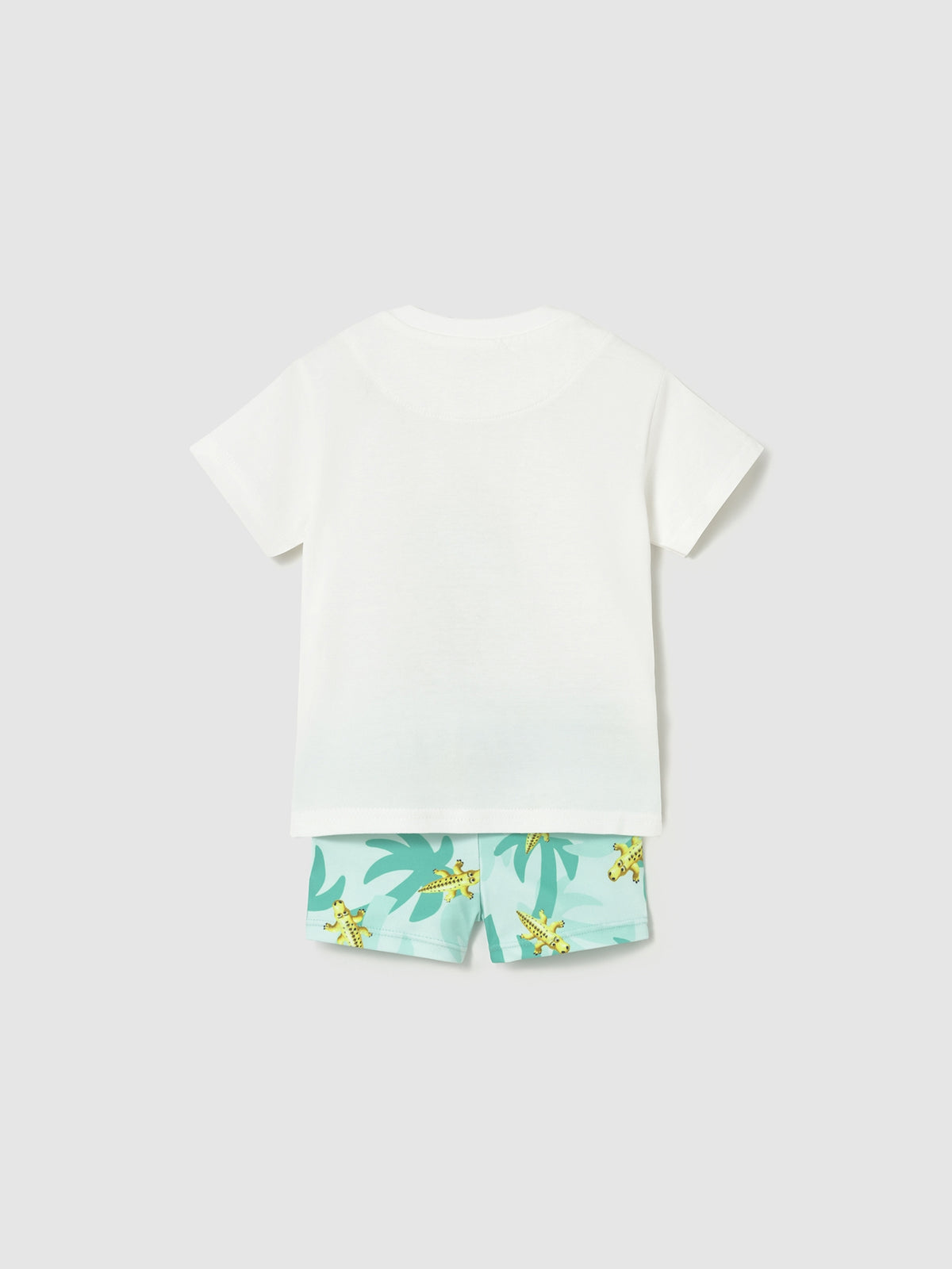 Conj. calção/t´shirt Azul água (Verde Água)  para Bebé Menino - Mayoral