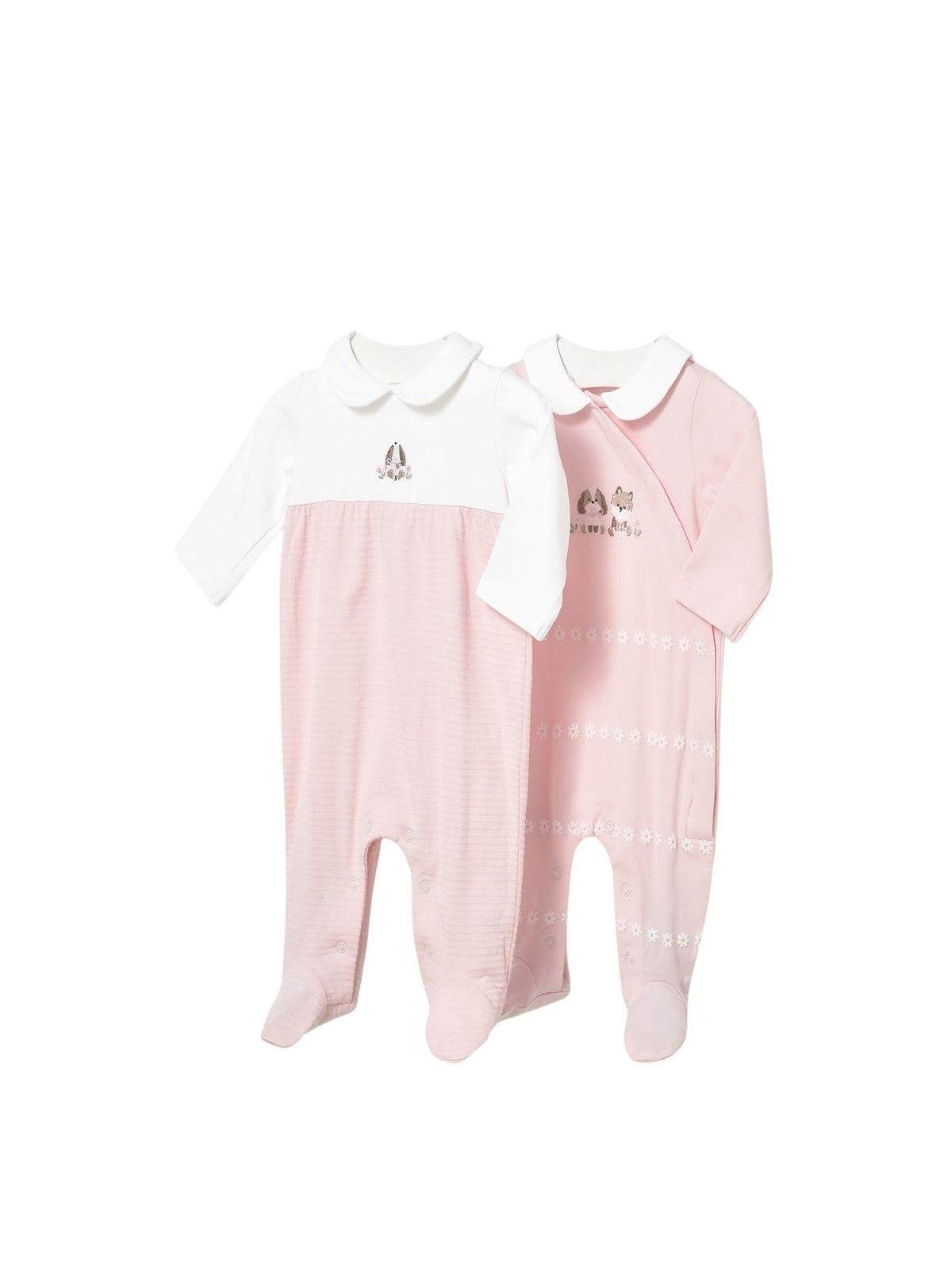 Set 2 babygrows comp. Rosa baby (Rosa Bébé)  para Bebé Menina - Mayoral