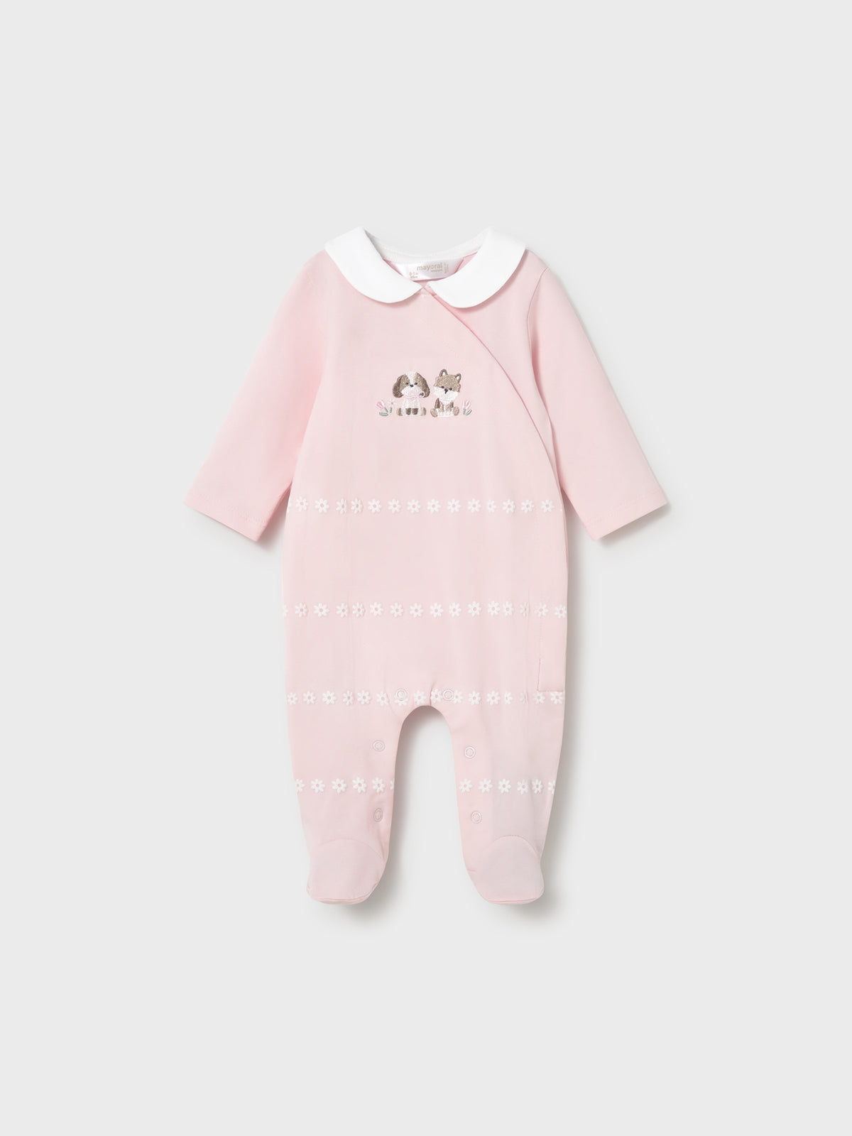 Set 2 babygrows comp. Rosa baby (Rosa Bébé)  para Bebé Menina - Mayoral