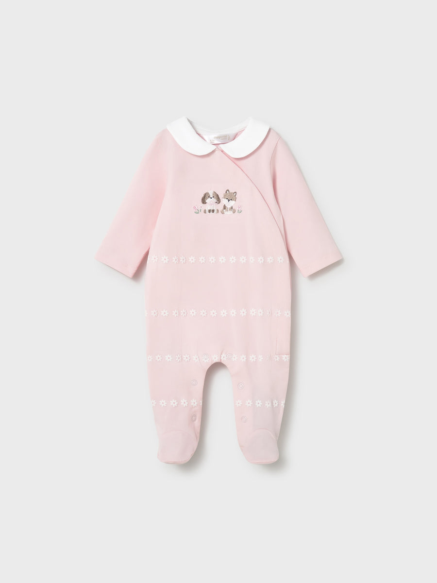 Set 2 babygrows comp. Rosa baby (Rosa Bébé)  para Bebé Menina - Mayoral