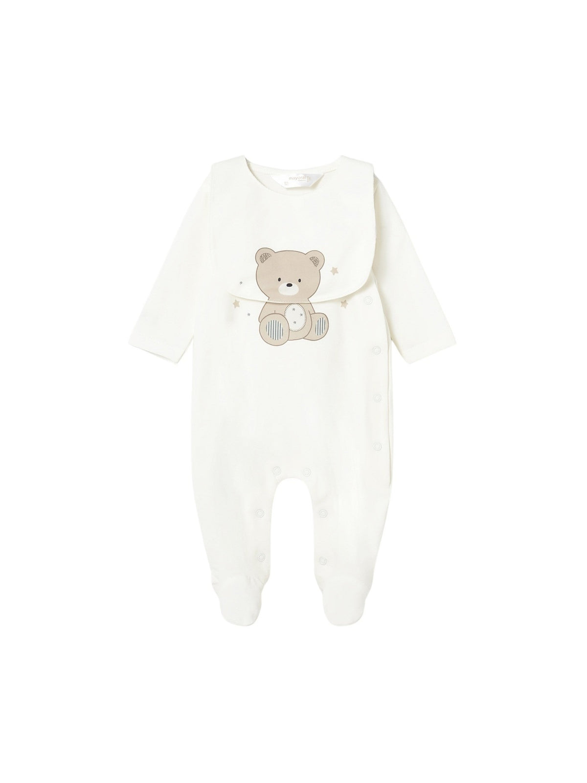 Babygrow / babete Crú (Creme / Pérola)  para Bebé Menino - Mayoral