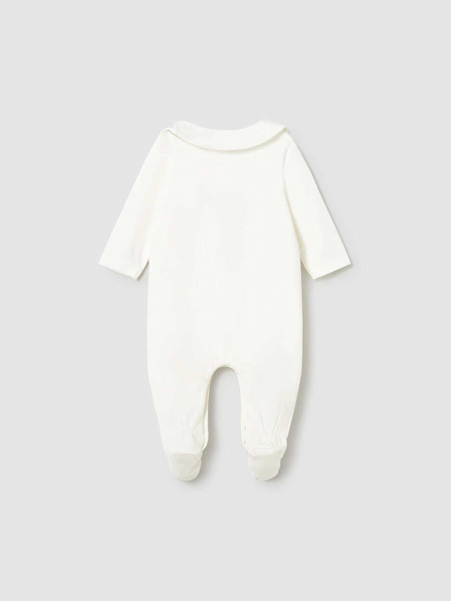Babygrow / babete Crú (Creme / Pérola)  para Bebé Menino - Mayoral