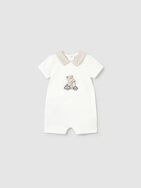Set 2 babygrows Crú (Creme / Pérola)  para Bebé Menino - Mayoral