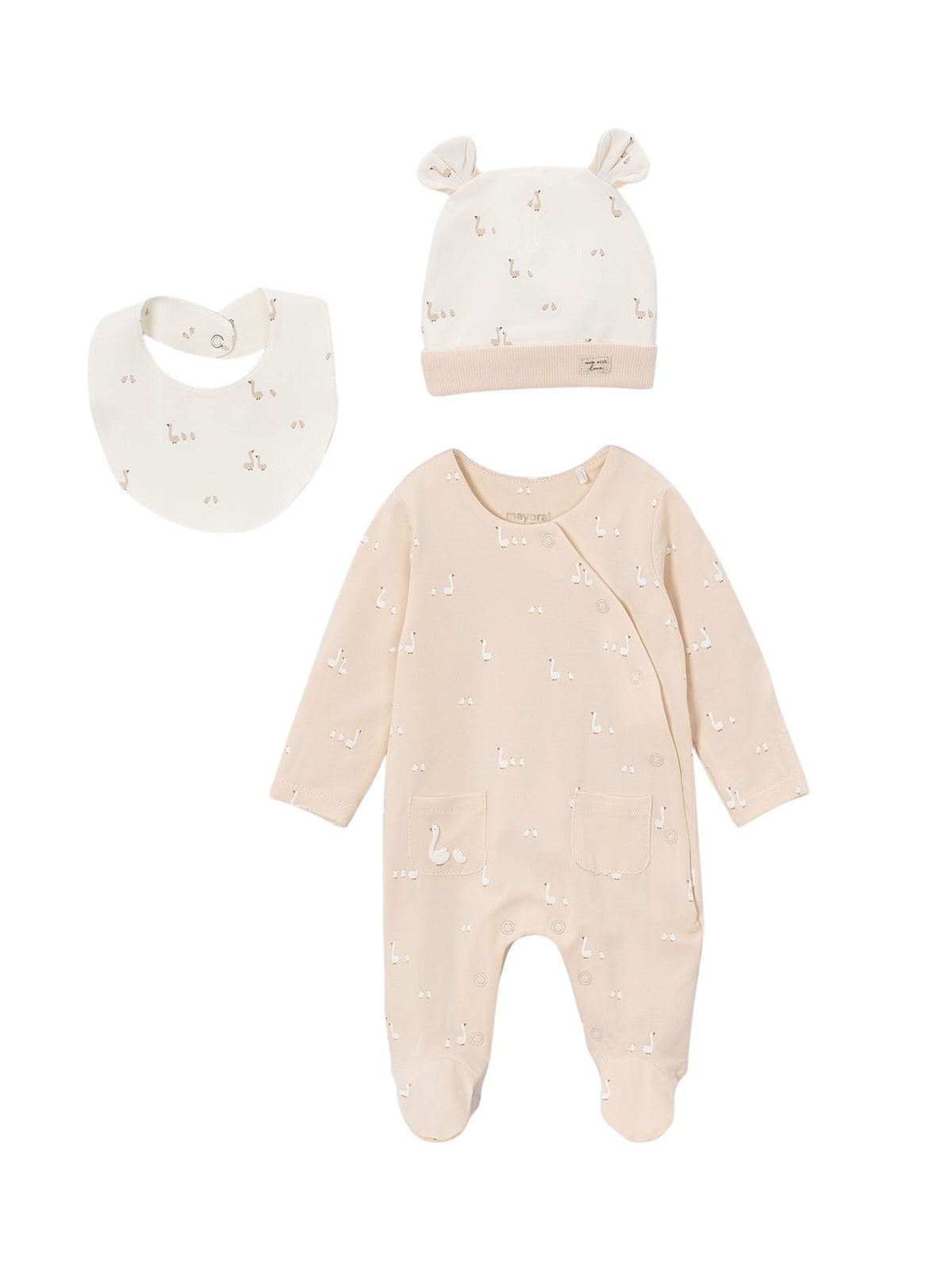 Set prenda pijama comp. Grão bico (Bege)  para Bebé Menino - Mayoral