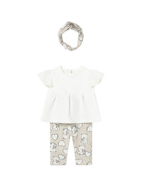 Conj.leggings Trigo (Bege)  para Bebé Menina - Mayoral