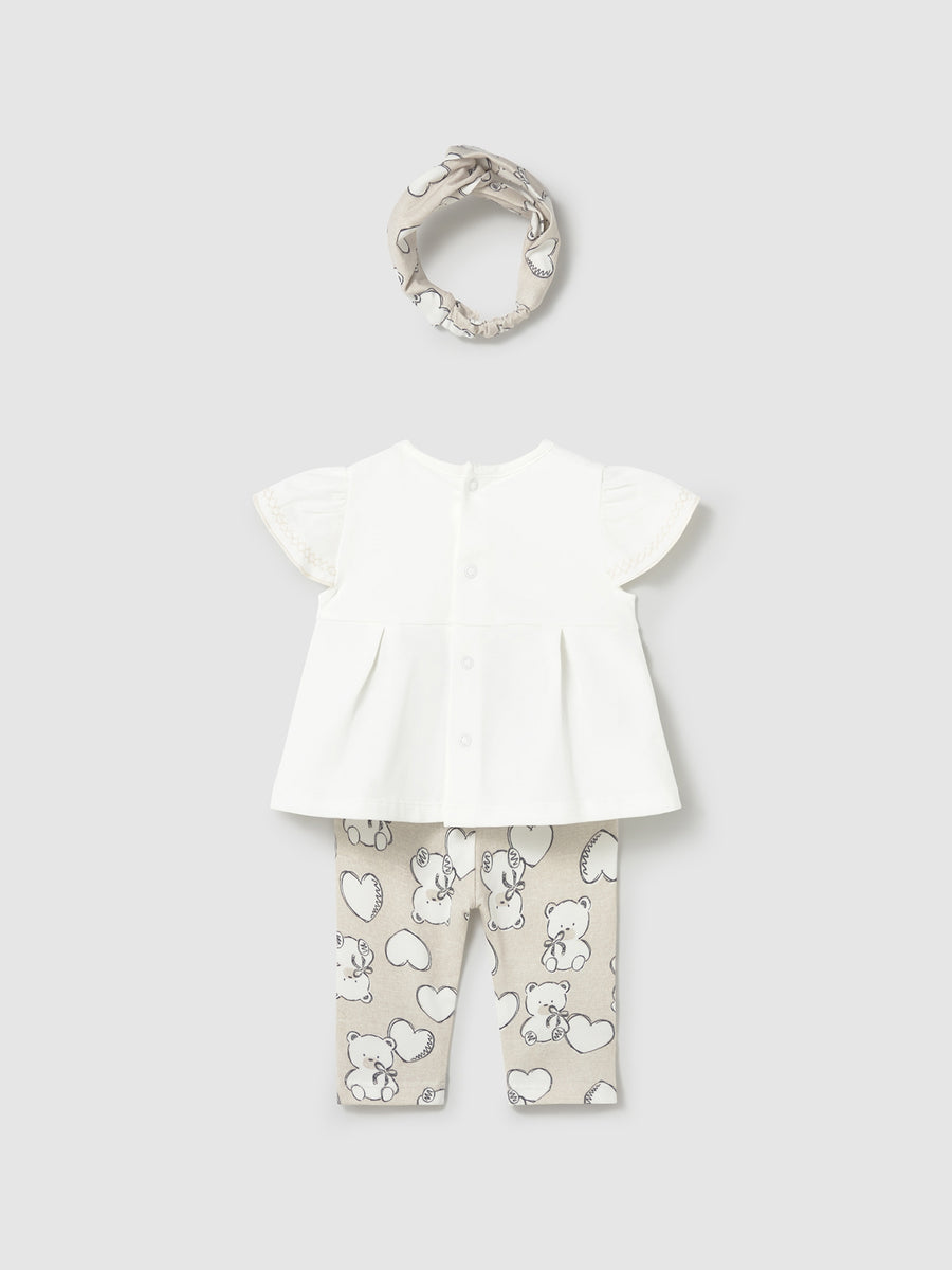 Conj.leggings Trigo (Bege)  para Bebé Menina - Mayoral