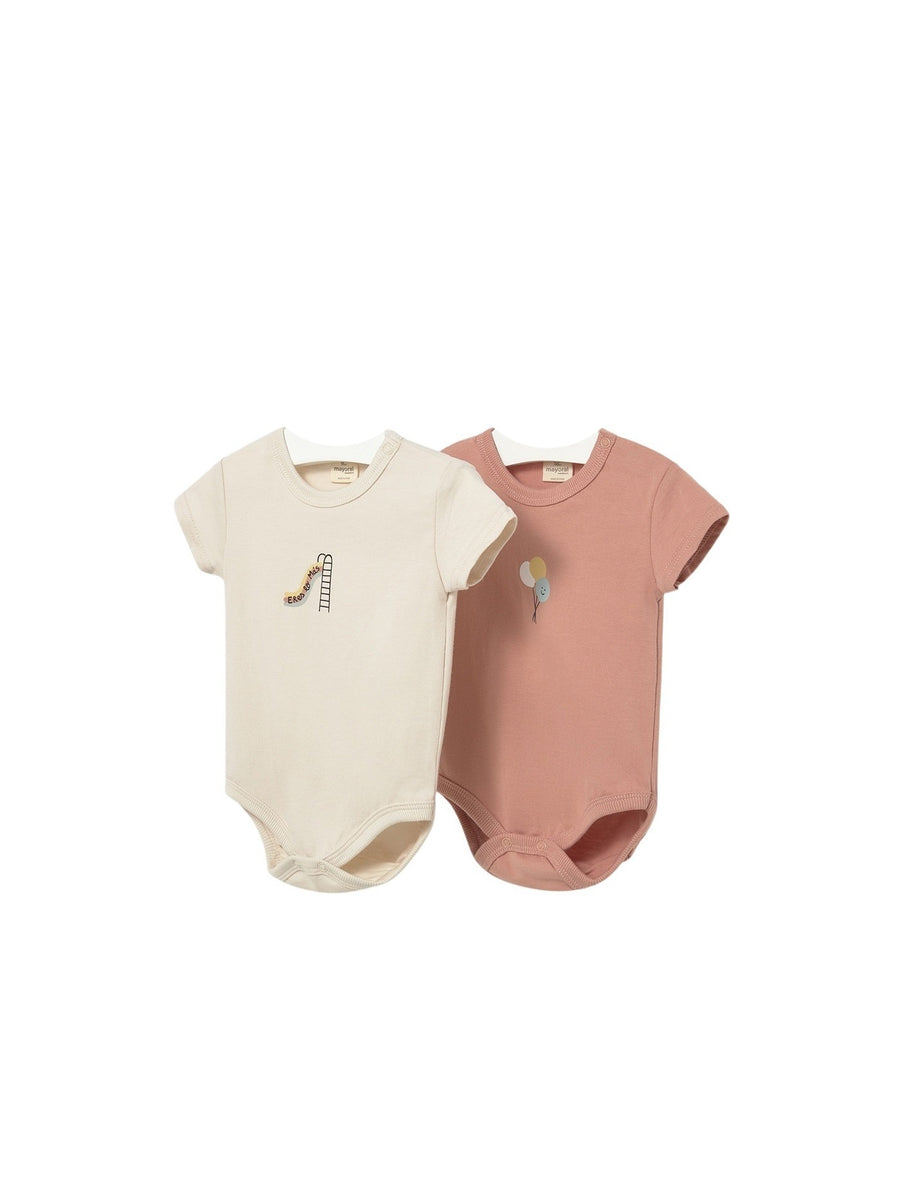 Set 2 bodys Argila (Rosa Velho)  para Bebé Menino - Mayoral