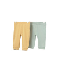 Pack 2 leggings Menta (Verde seco)  para Bebé Menino - Mayoral