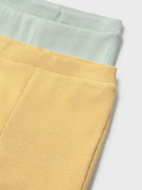 Pack 2 leggings Menta (Verde seco)  para Bebé Menino - Mayoral