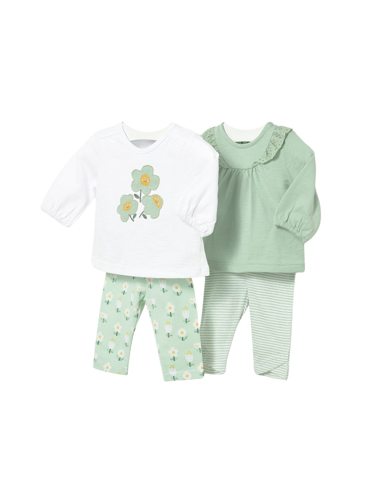 Conj. leggings 4 m/l Alga (Verde Tropa)  para Bebé Menina - Mayoral