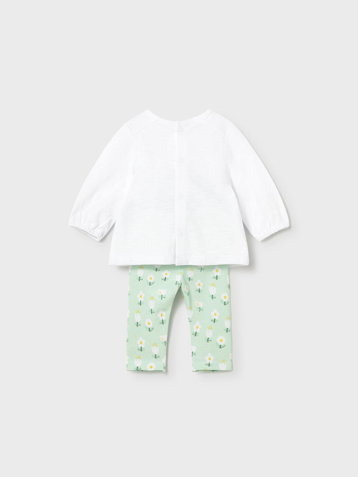 Conj. leggings 4 m/l Alga (Verde Tropa)  para Bebé Menina - Mayoral