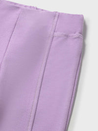 Leggings largas malha de sarj Lilac (Lilás)  para Bebé Menina - Mayoral