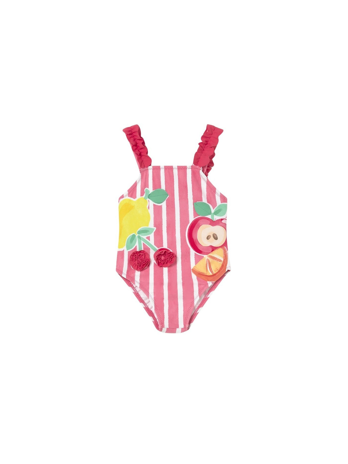 Fato banho gráfica Hibisco (Fúcsia)  para Bebé Menina - Mayoral