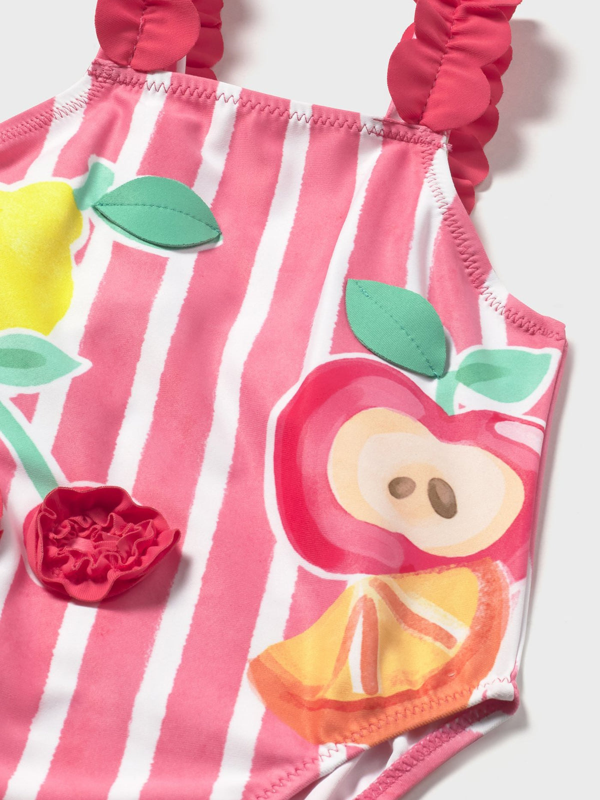Fato banho gráfica Hibisco (Fúcsia)  para Bebé Menina - Mayoral