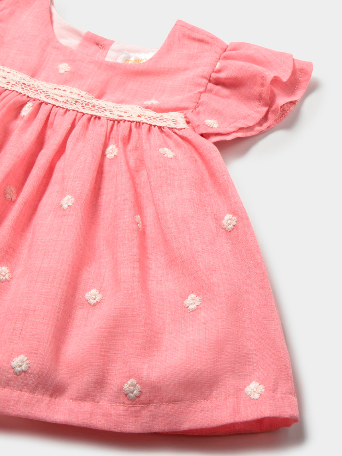 Vestido bordado Rose (Rosa)  para Bebé Menina - Mayoral