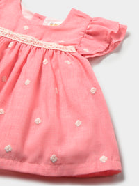 Vestido bordado Rose (Rosa)  para Bebé Menina - Mayoral