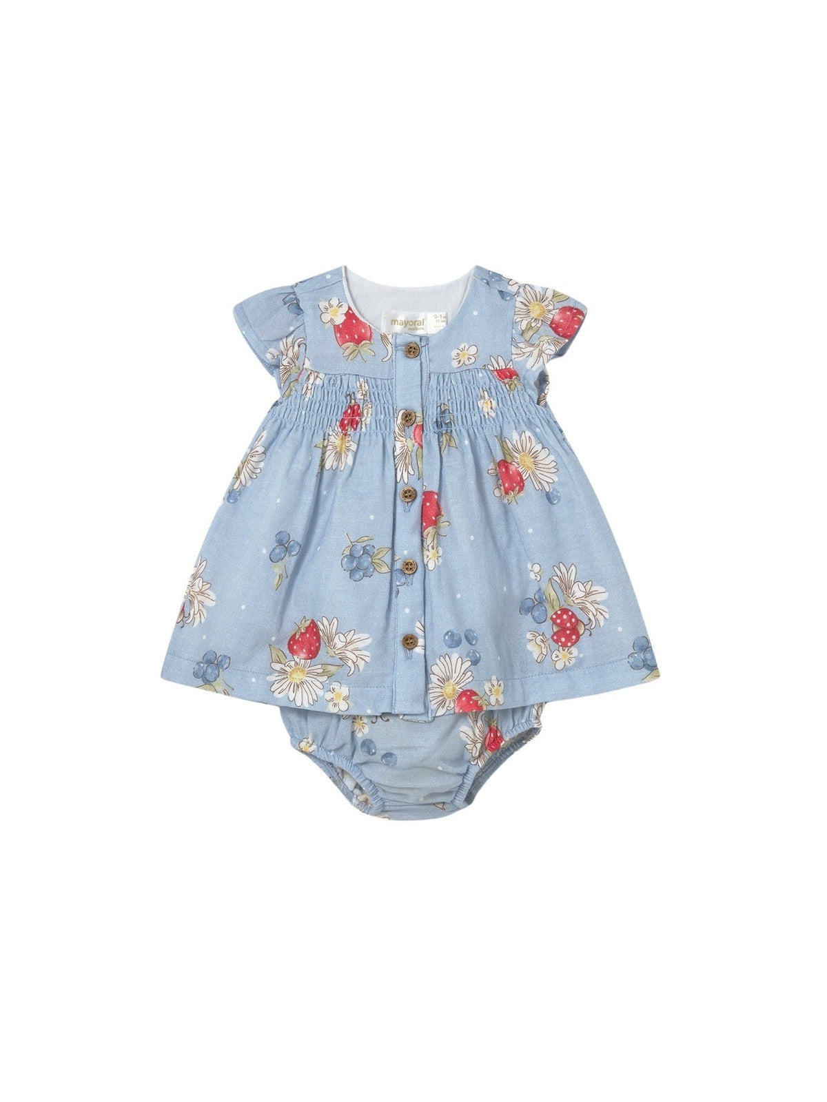 Vestido tule Lagoon (Celeste)  para Bebé Menina - Mayoral