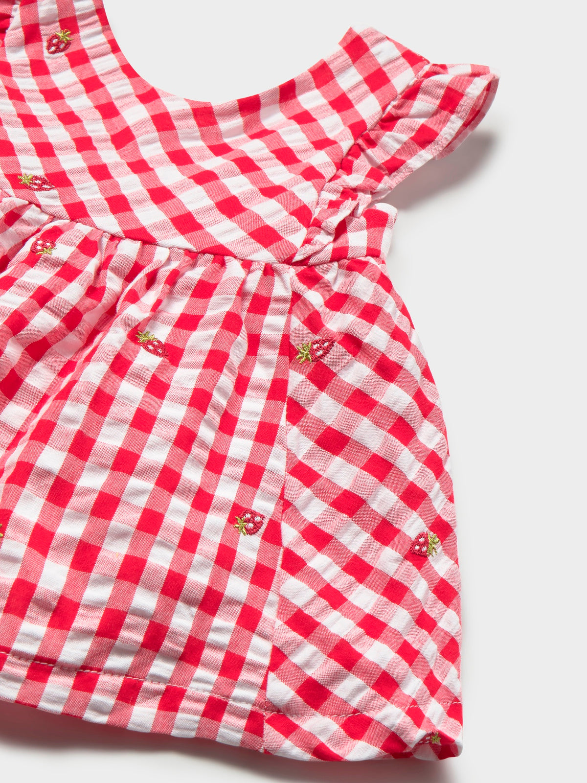 Vestido sersucker Vermelho (Vermelho)  para Bebé Menina - Mayoral