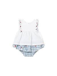 Conj. saia Lagoon (Celeste)  para Bebé Menina - Mayoral