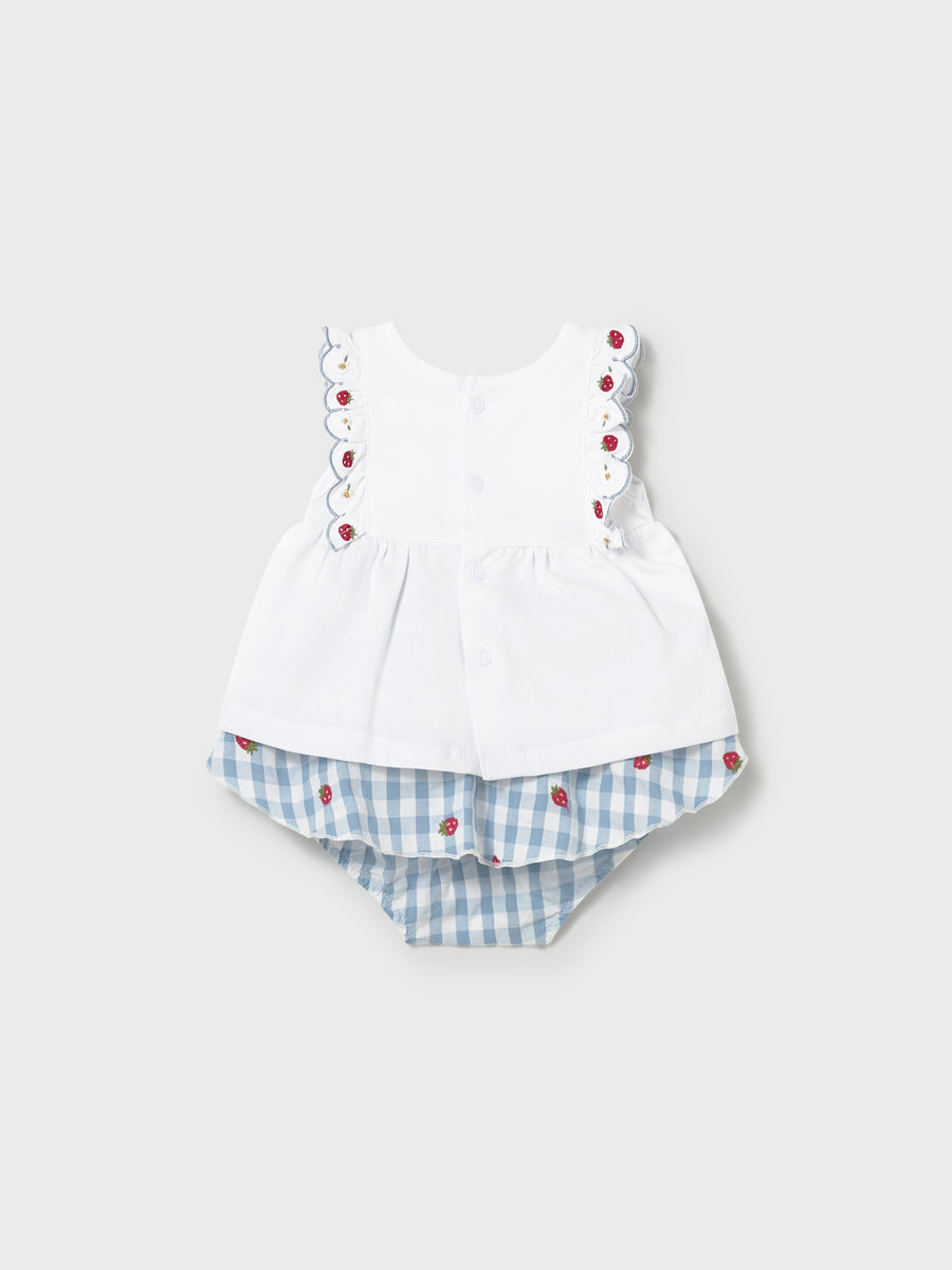 Conj. saia Lagoon (Celeste)  para Bebé Menina - Mayoral