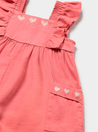 Macacão curto Blush (Rosa Velho)  para Bebé Menina - Mayoral