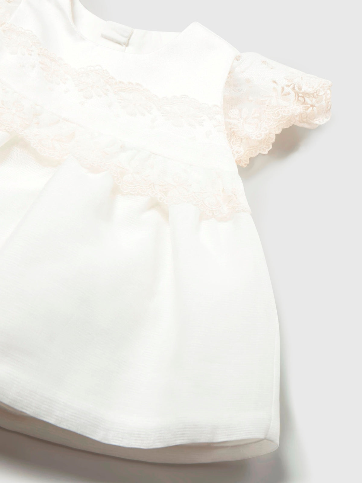 Vestido comb. cerimónia Nata (Creme / Pérola)  para Bebé Menina - Mayoral