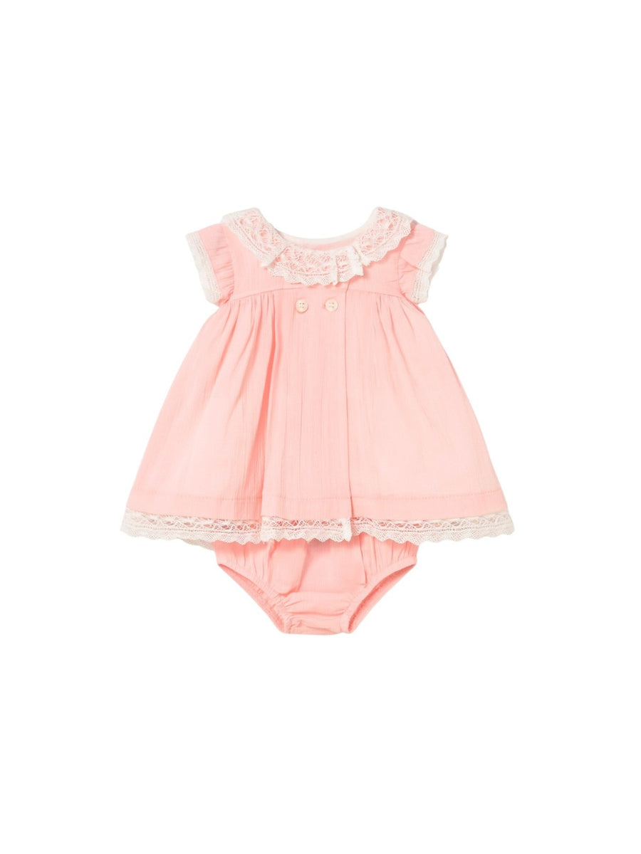 Vestido tiras Rosa baby (Rosa Bébé)  para Bebé Menina - Mayoral