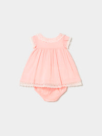 Vestido tiras Rosa baby (Rosa Bébé)  para Bebé Menina - Mayoral