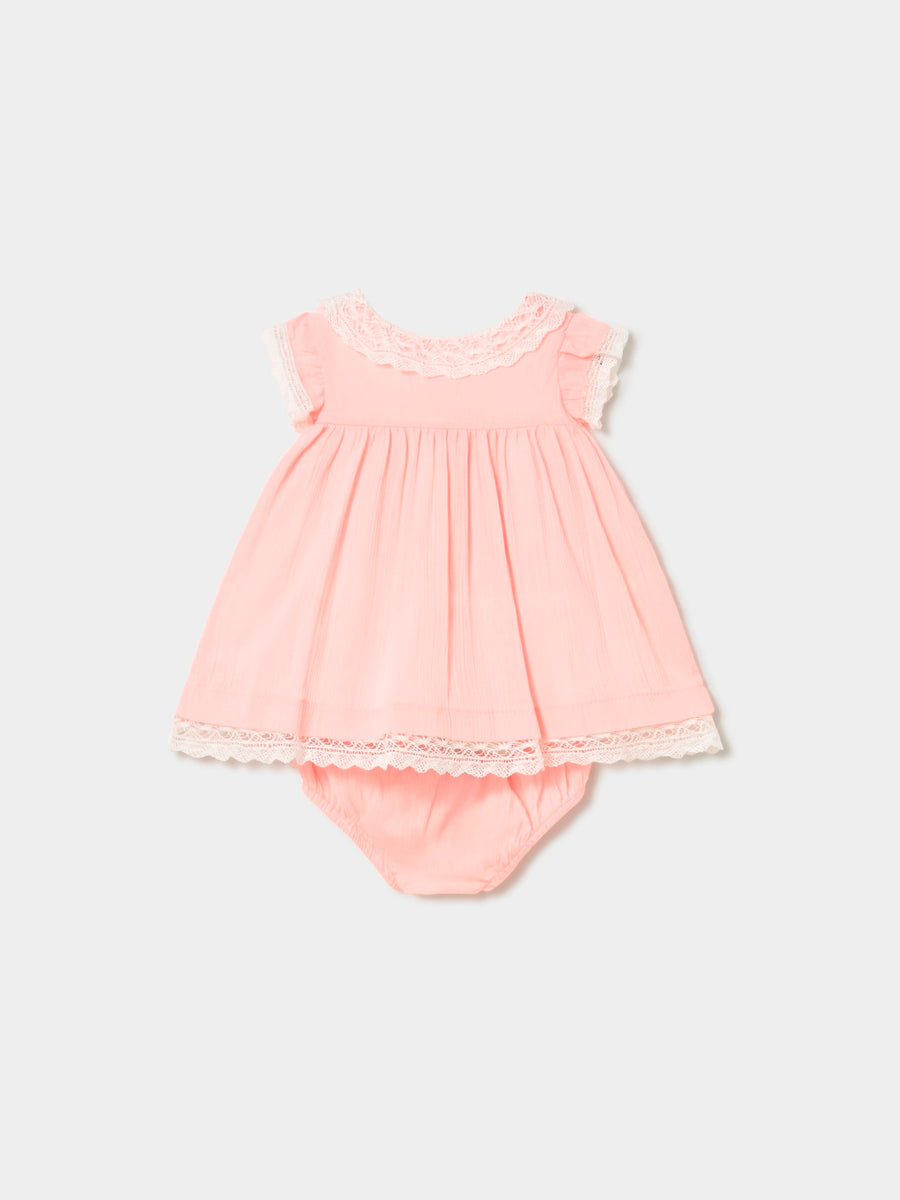 Vestido tiras Rosa baby (Rosa Bébé)  para Bebé Menina - Mayoral