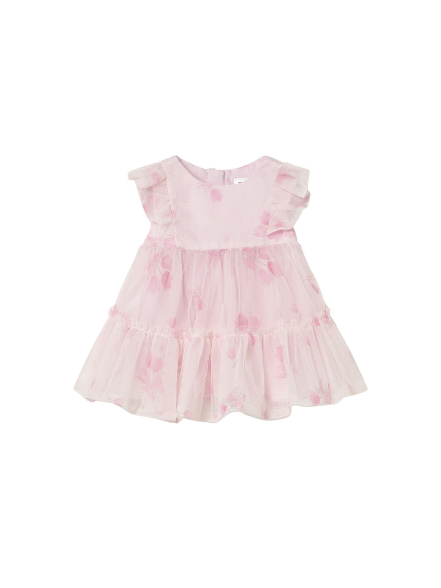 Vestido tule Rosa baby (Rosa Bébé)  para Bebé Menina - Mayoral