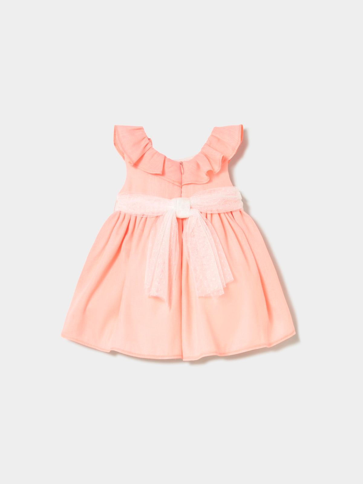 Vestido faixa de tule Blossom (Rosa)  para Bebé Menina - Mayoral