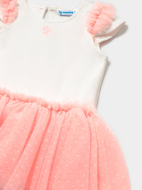 Vestido tutu Blossom (Rosa)  para Bebé Menina - Mayoral