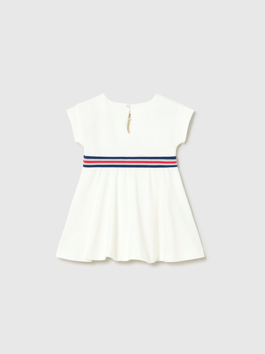 Vestido granito Crú (Creme / Pérola)  para Bebé Menina - Mayoral