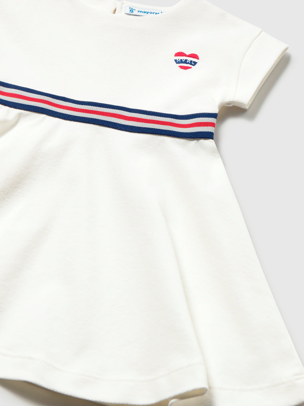 Vestido granito Crú (Creme / Pérola)  para Bebé Menina - Mayoral