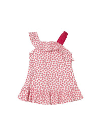 Vestido tricot estampa bambu Vermelho (Vermelho)  para Bebé Menina - Mayoral